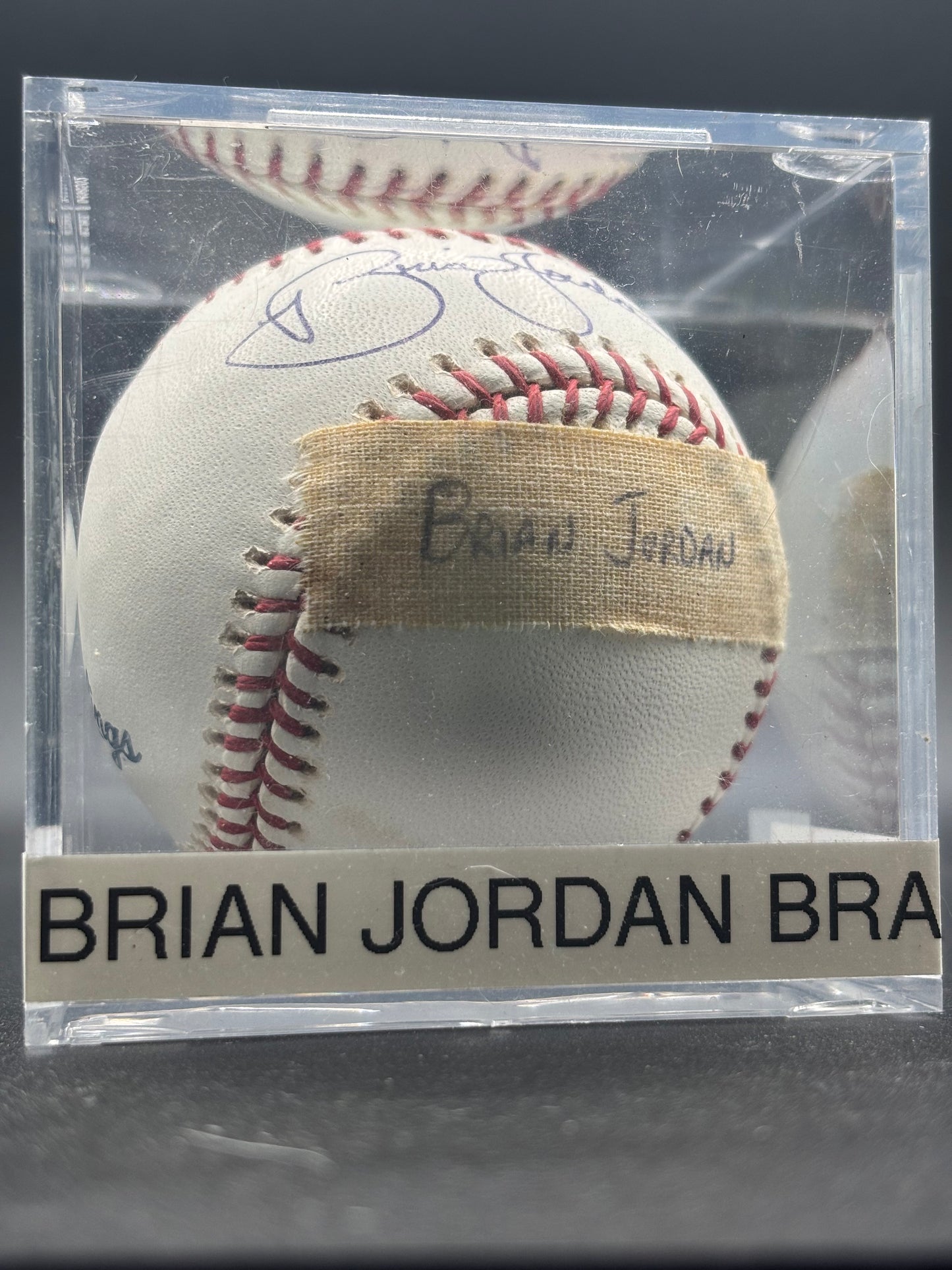 Brian Jordan Autograph Baseball