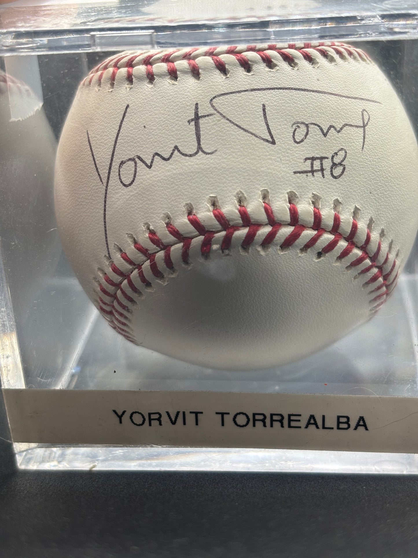 Yorvit Torrealba Autograph Baseball