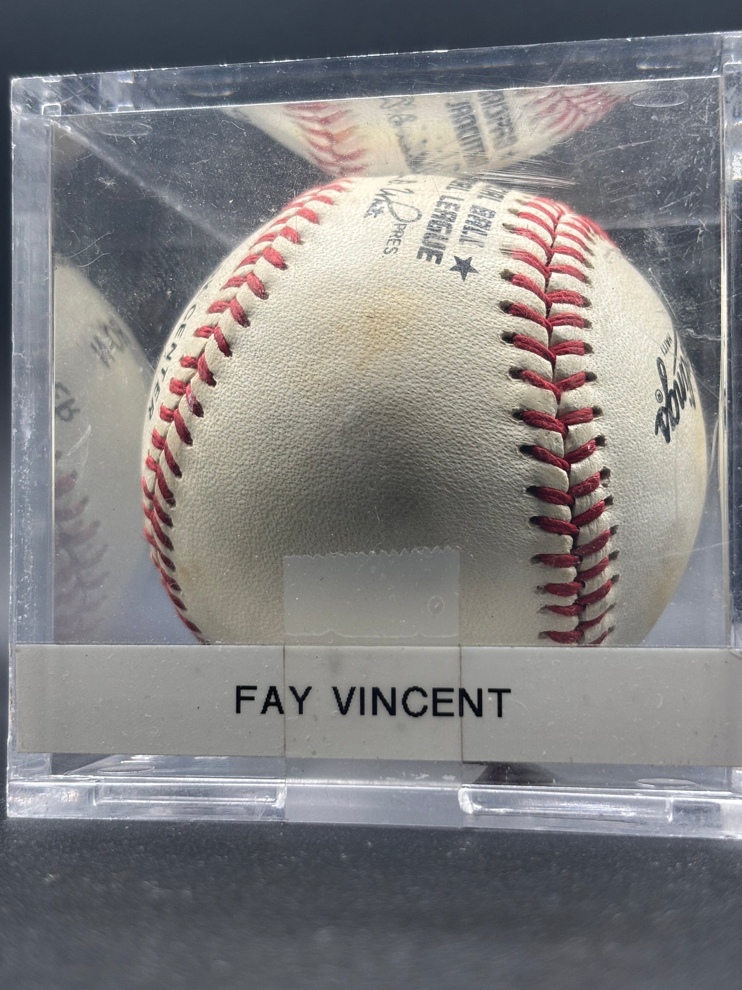 Fay Vincent Autograph Baseball