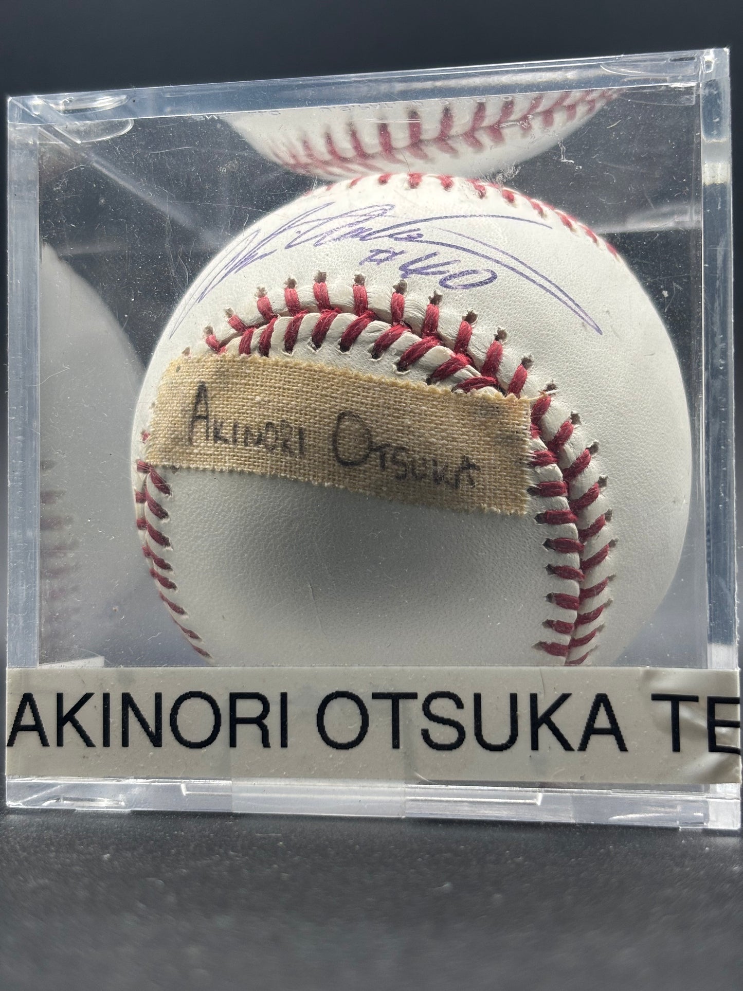 Akinori Otsuka Autograph Baseball