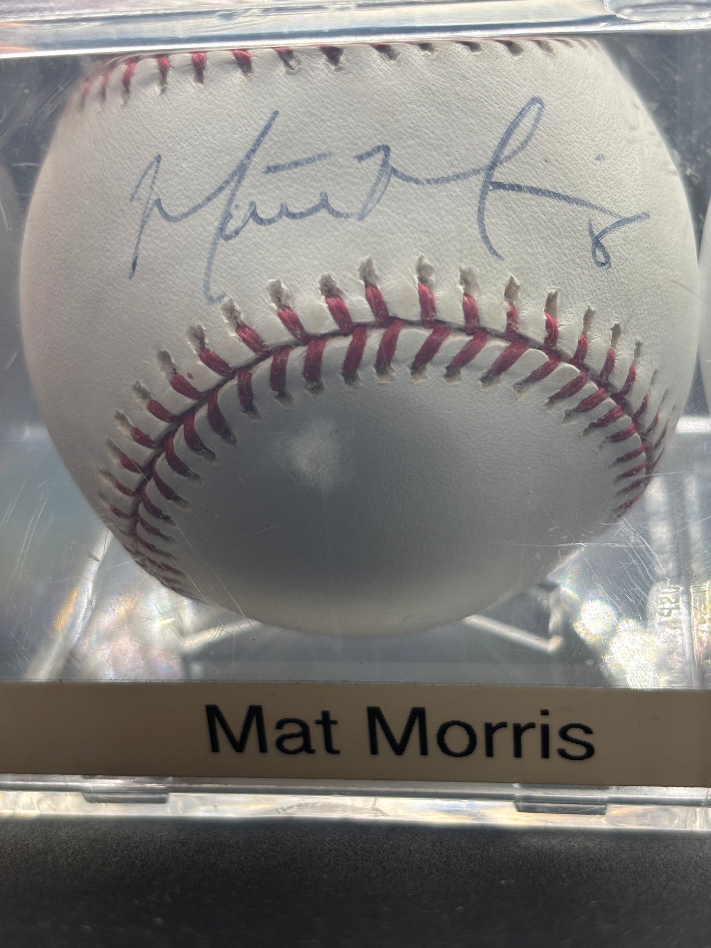 Matt Morris Autograph Baseball