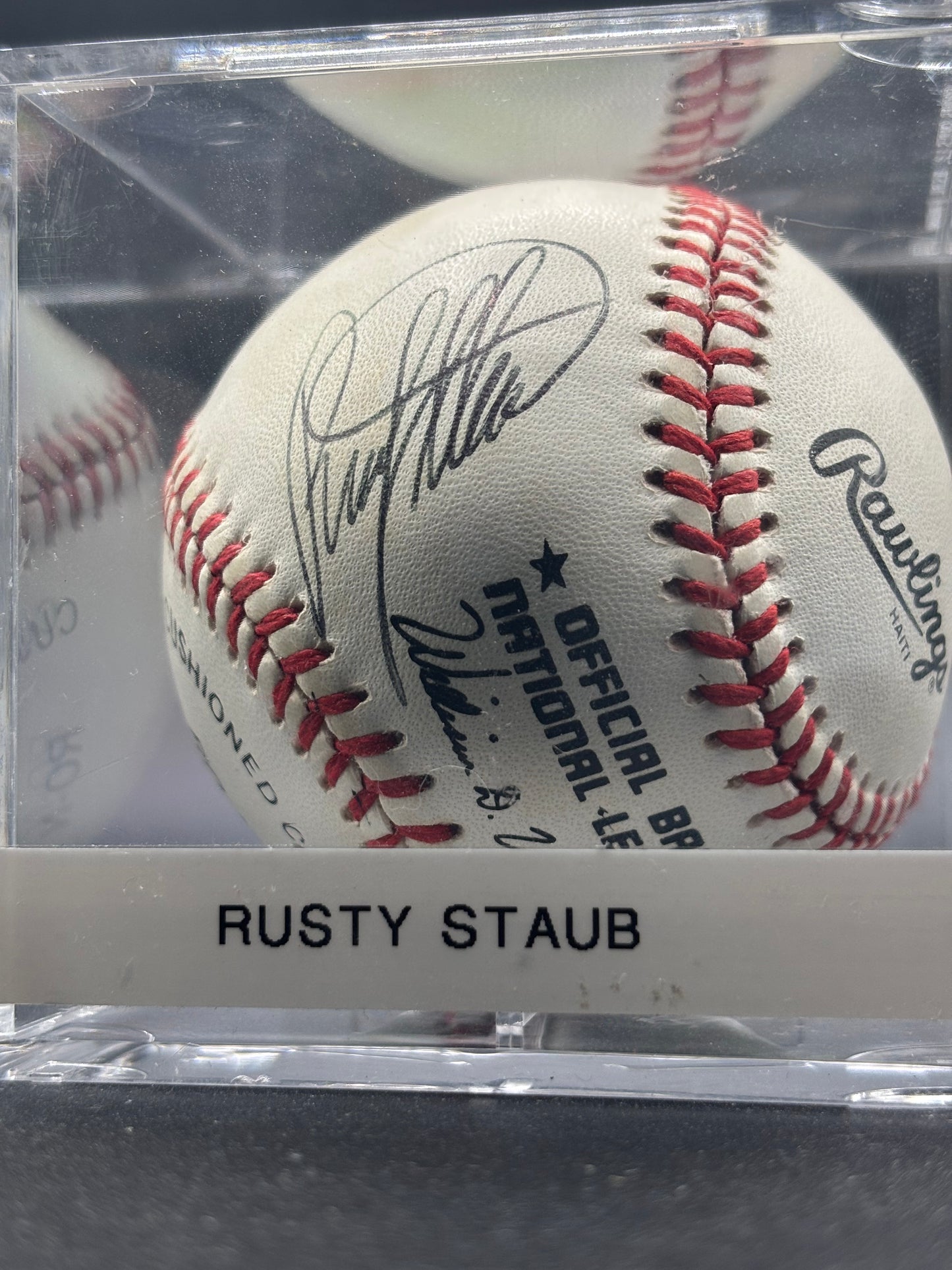 Rusty Staub Autograph Baseball