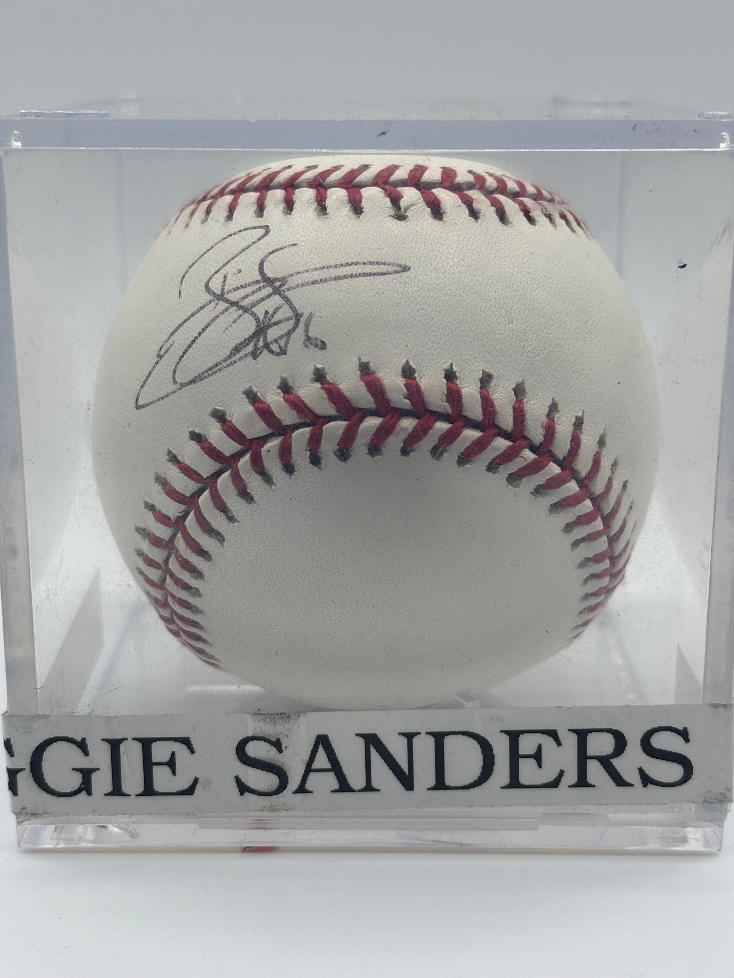 Reggie Sanders Autograph Baseball