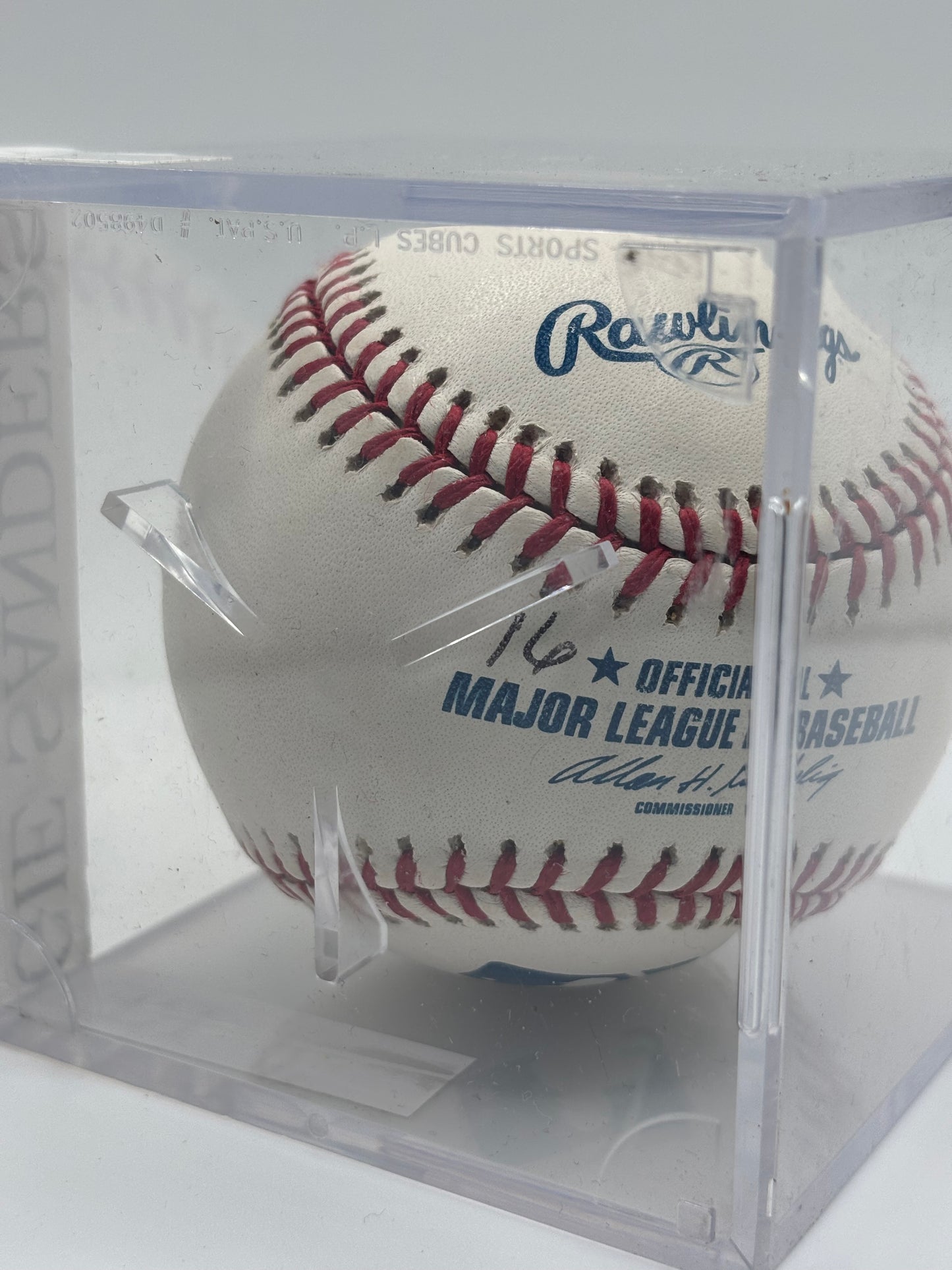 Reggie Sanders Autograph Baseball