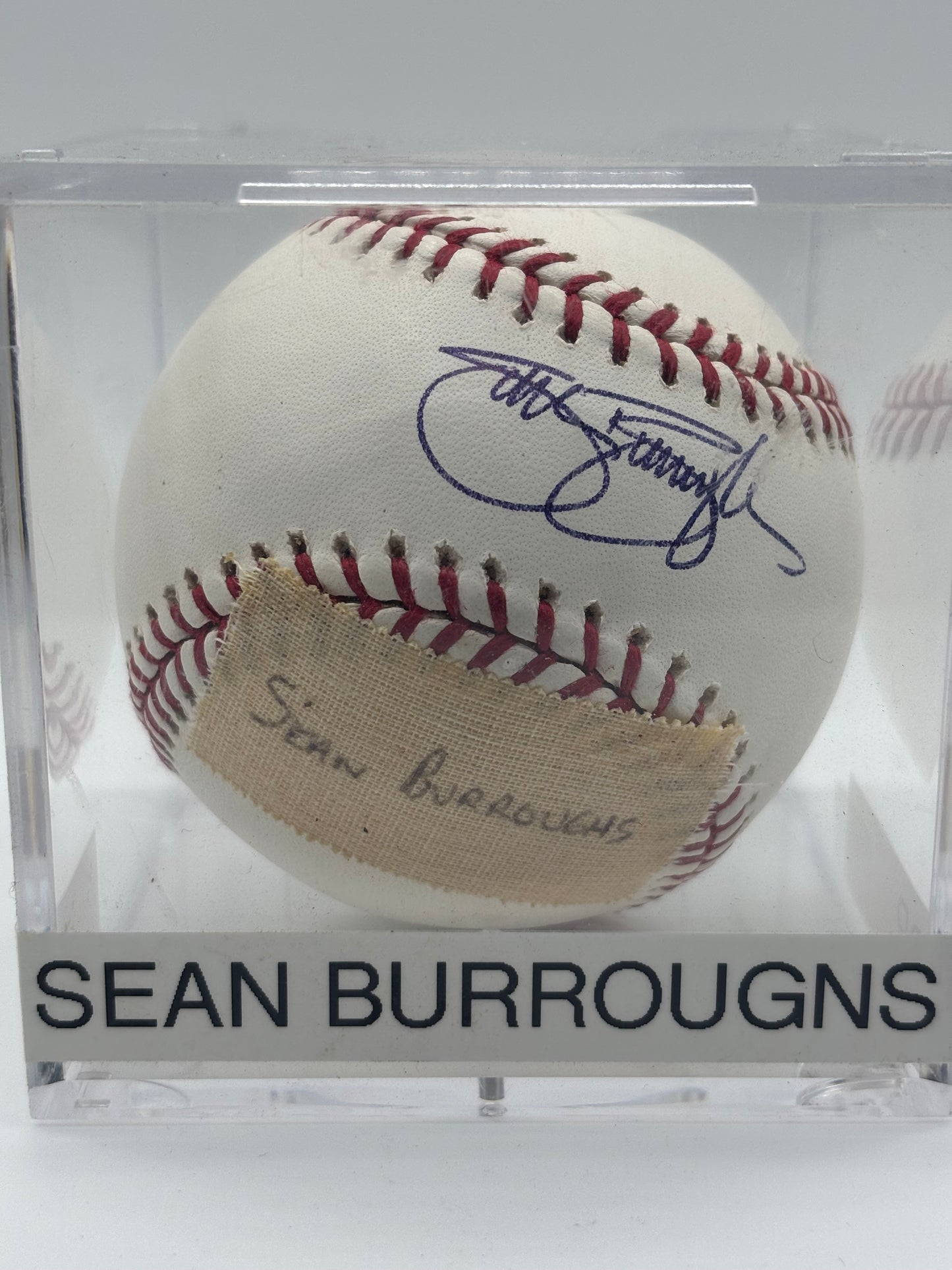 Sean Burroughs Autograph Baseball