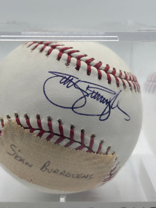 Sean Burroughs Autograph Baseball