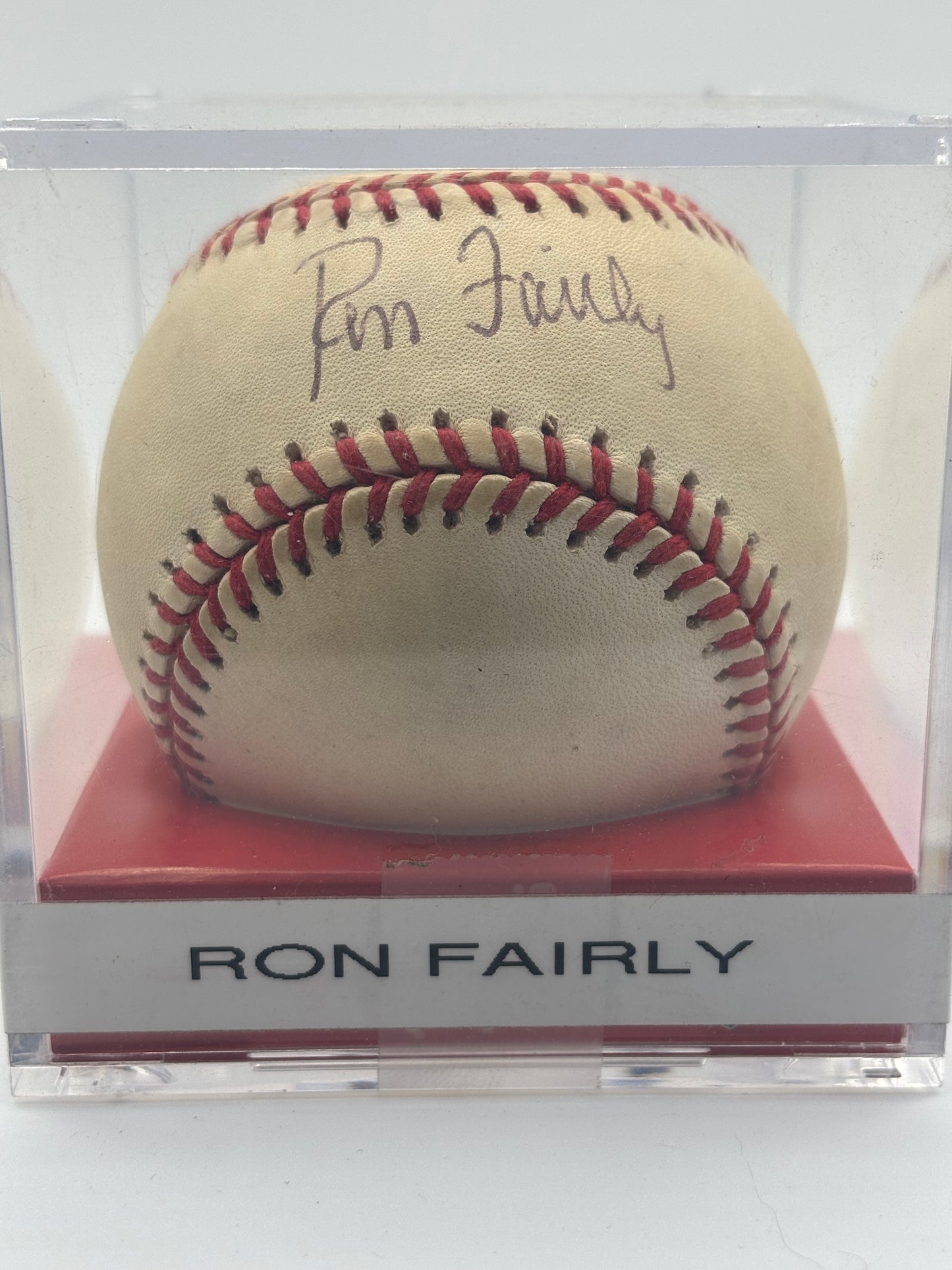 Ron Fairly Autograph Baseball