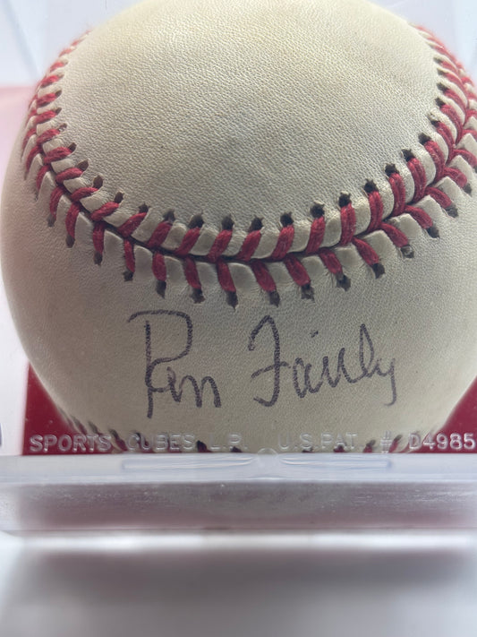 Ron Fairly Autograph Baseball