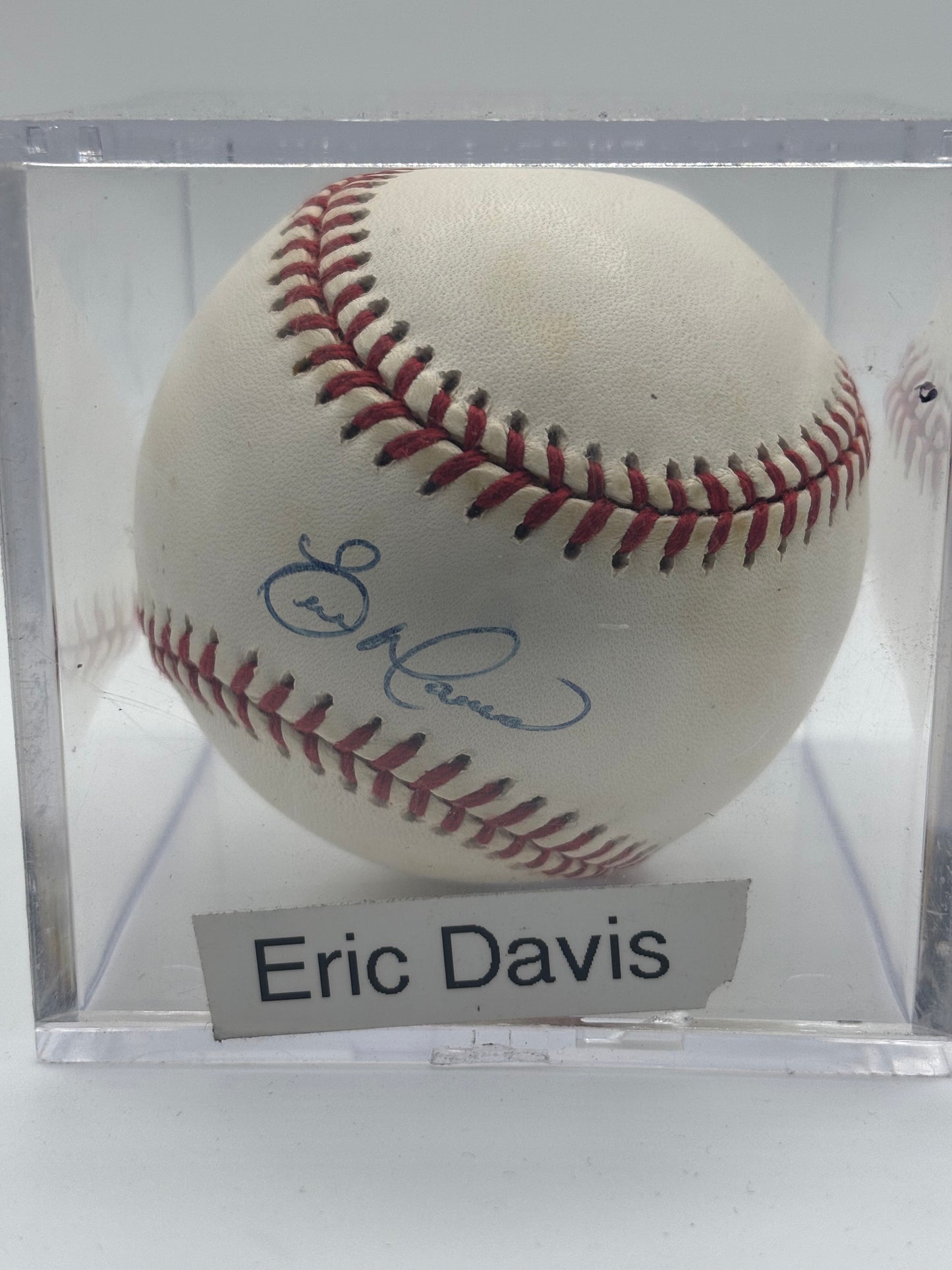 Eric Davis Autograph Baseball