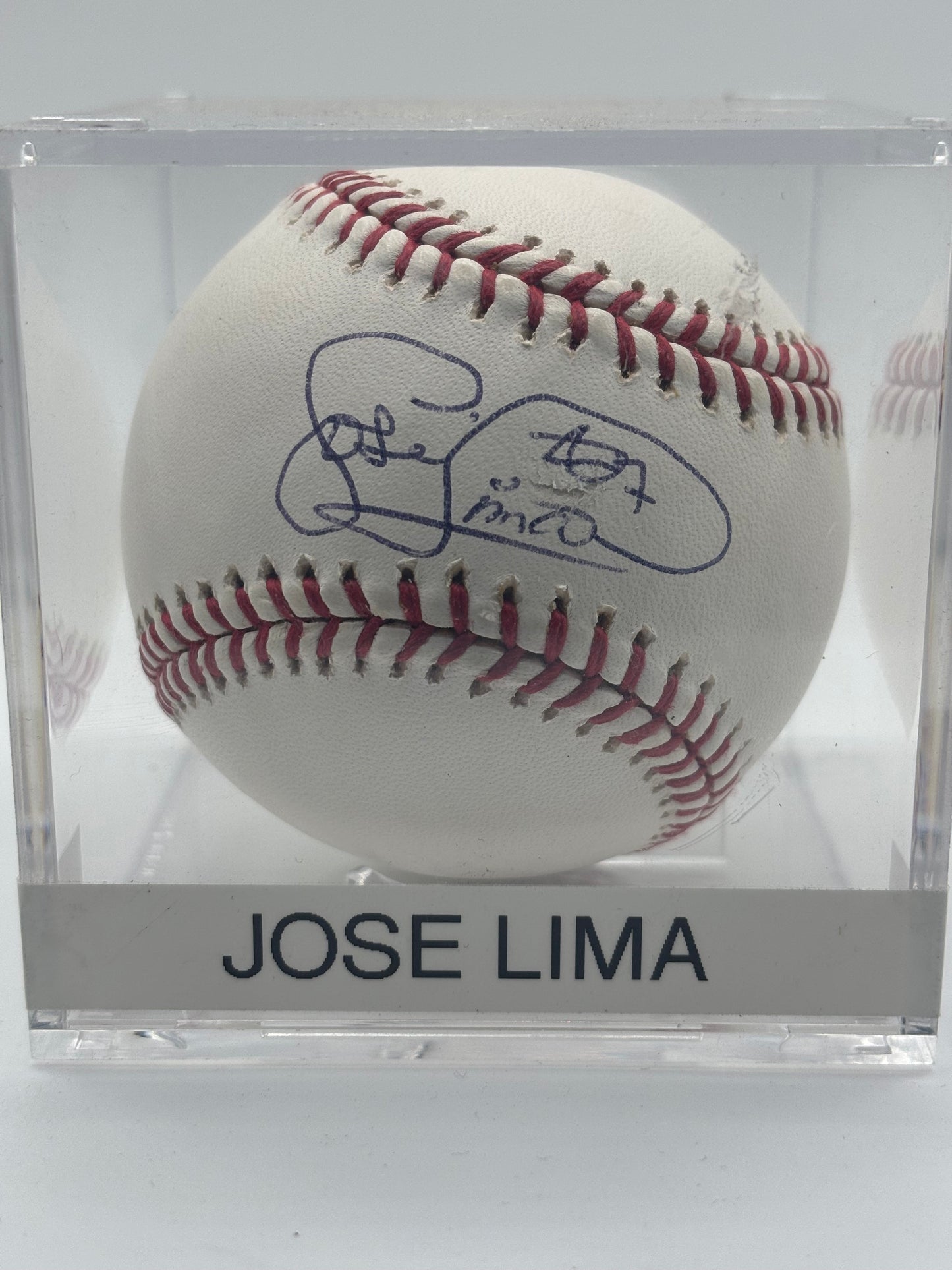 Jose Lima Autograph Baseball