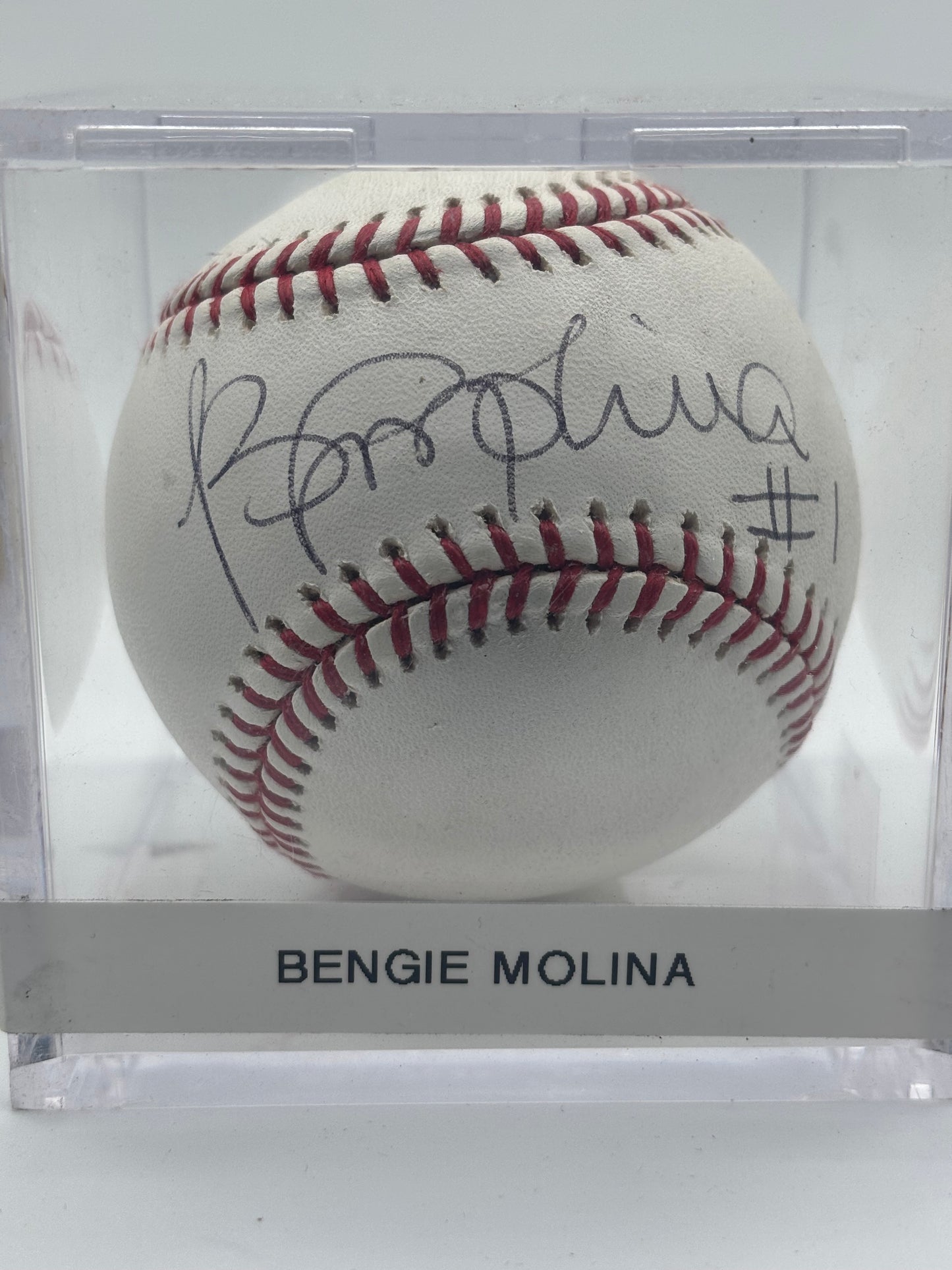 Bengie Molina Autograph Baseball