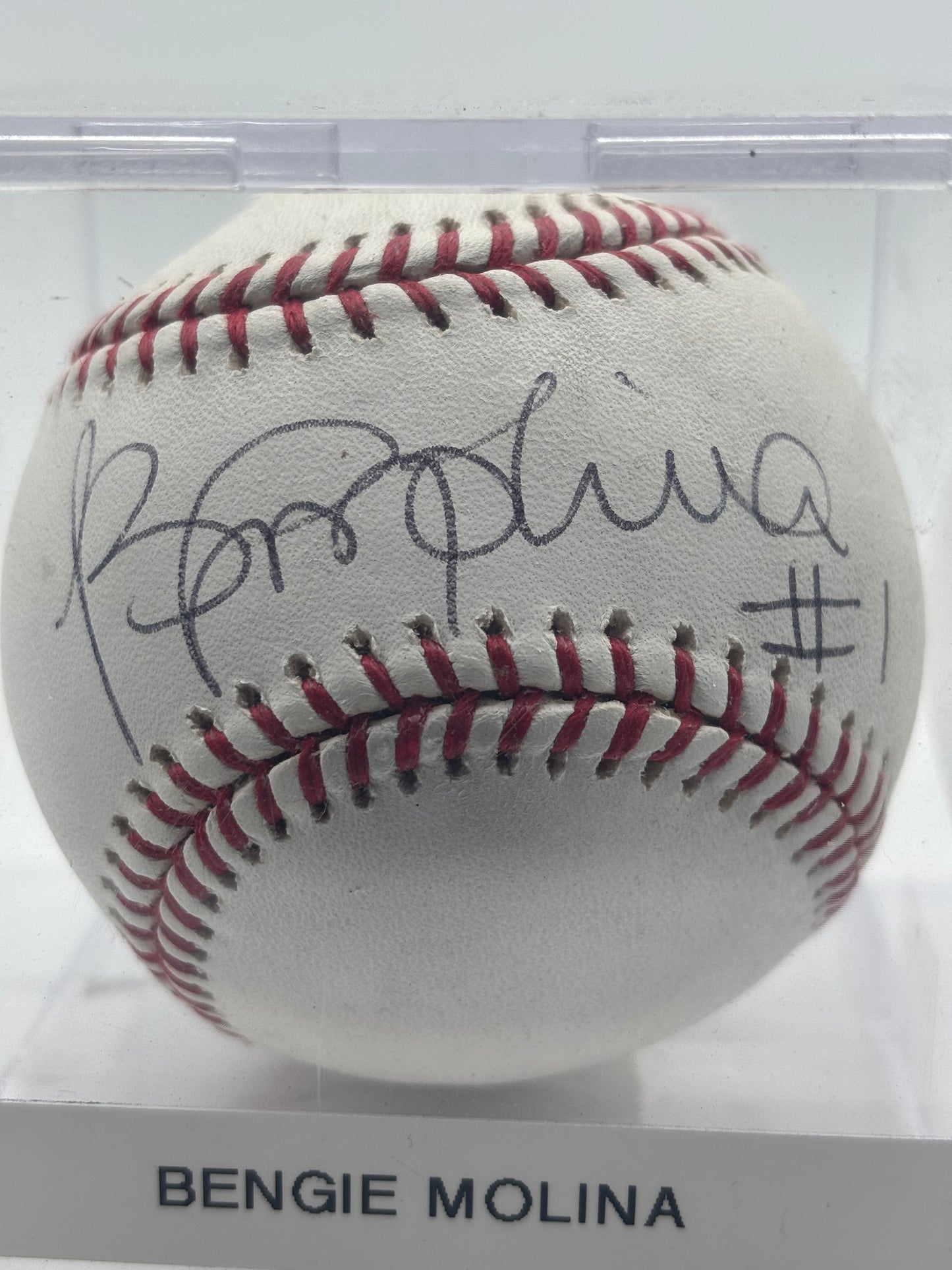 Bengie Molina Autograph Baseball