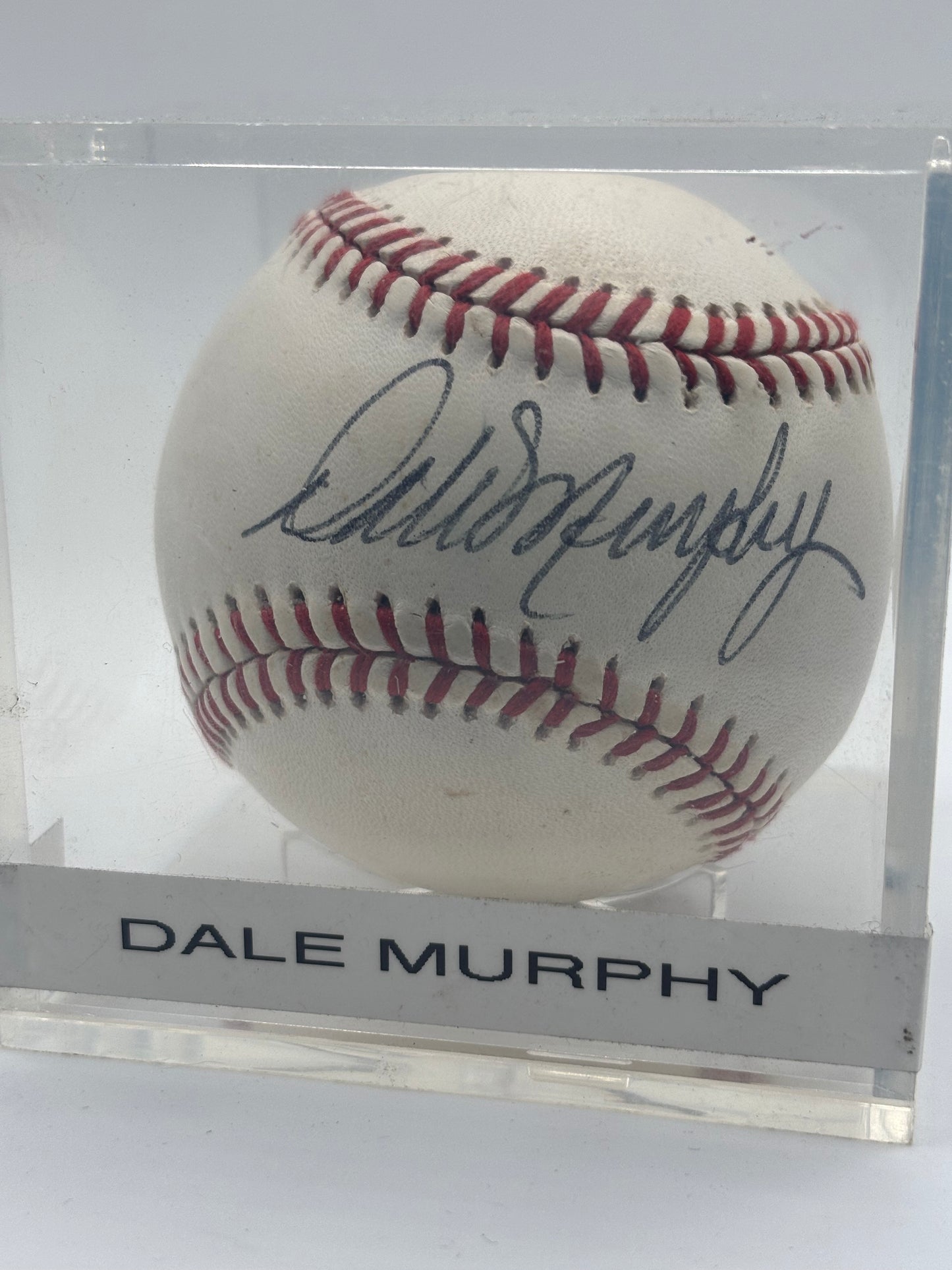 Dale Murphy Autograph Baseball