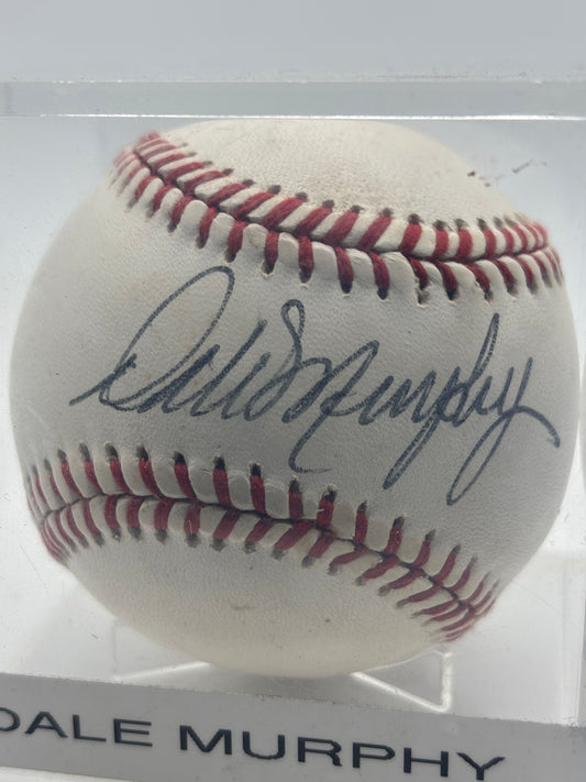 Dale Murphy Autograph Baseball