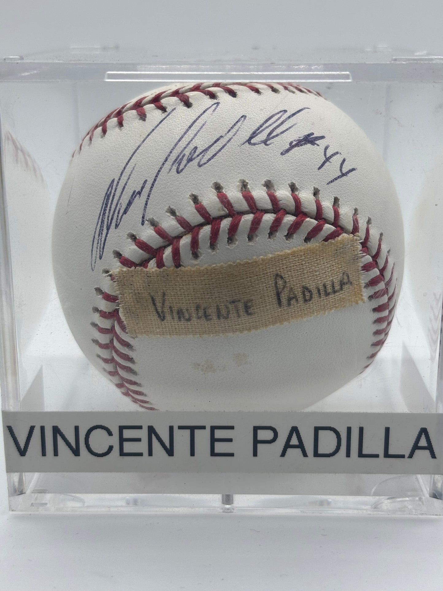 Vicente Padilla Autograph Baseball