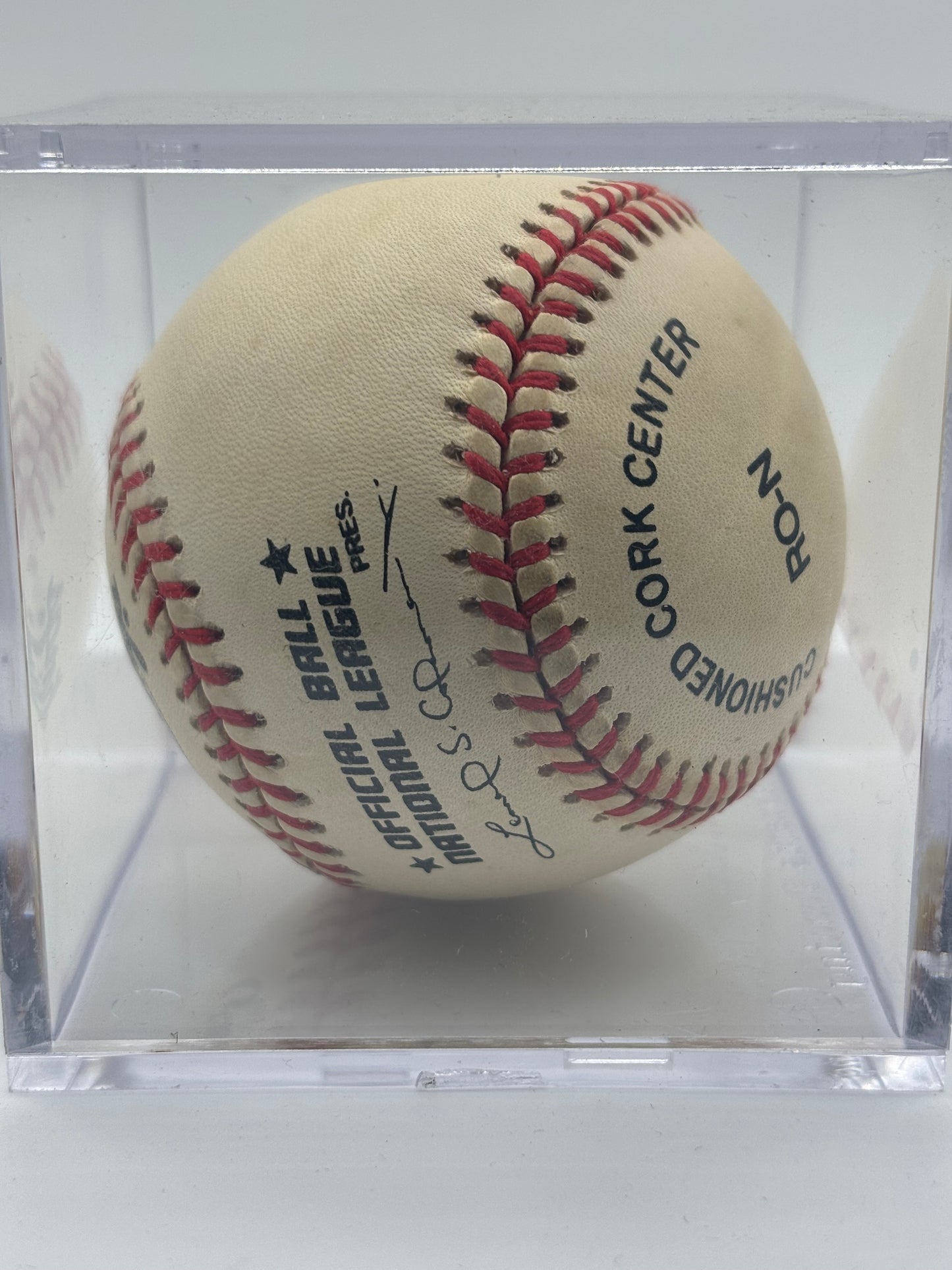 Charlie Hough Autograph Baseball