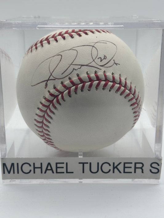 Michael Tucker Autograph Baseball