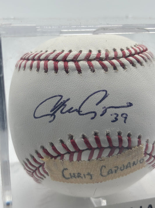 Chris Capuano Autograph Baseball