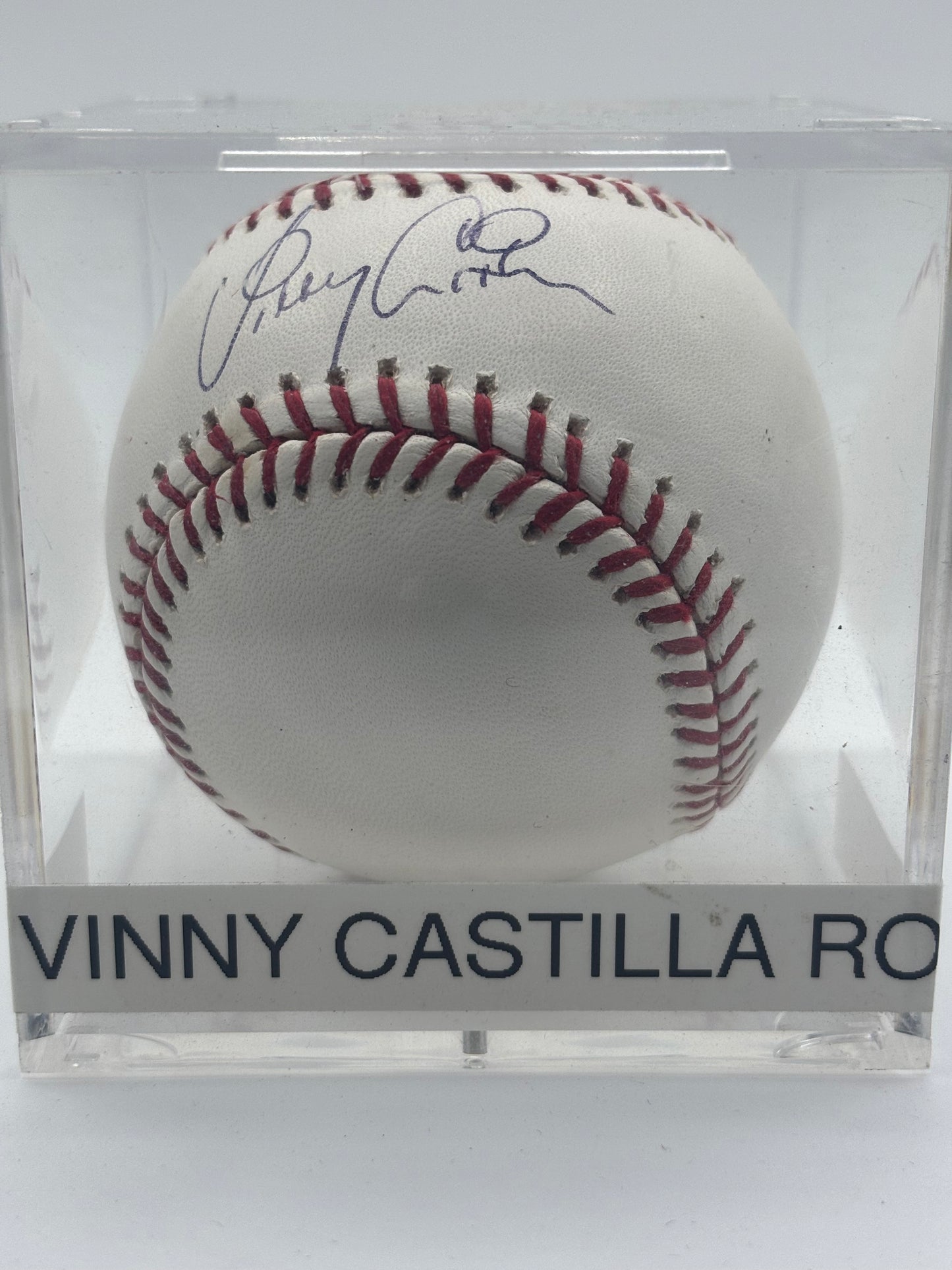 Vinny Castilla Autograph Baseball