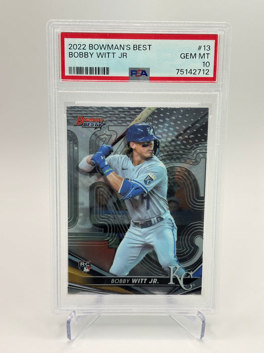 Bobby Witt Jr. 2022 Bowman's Best RC PSA 10