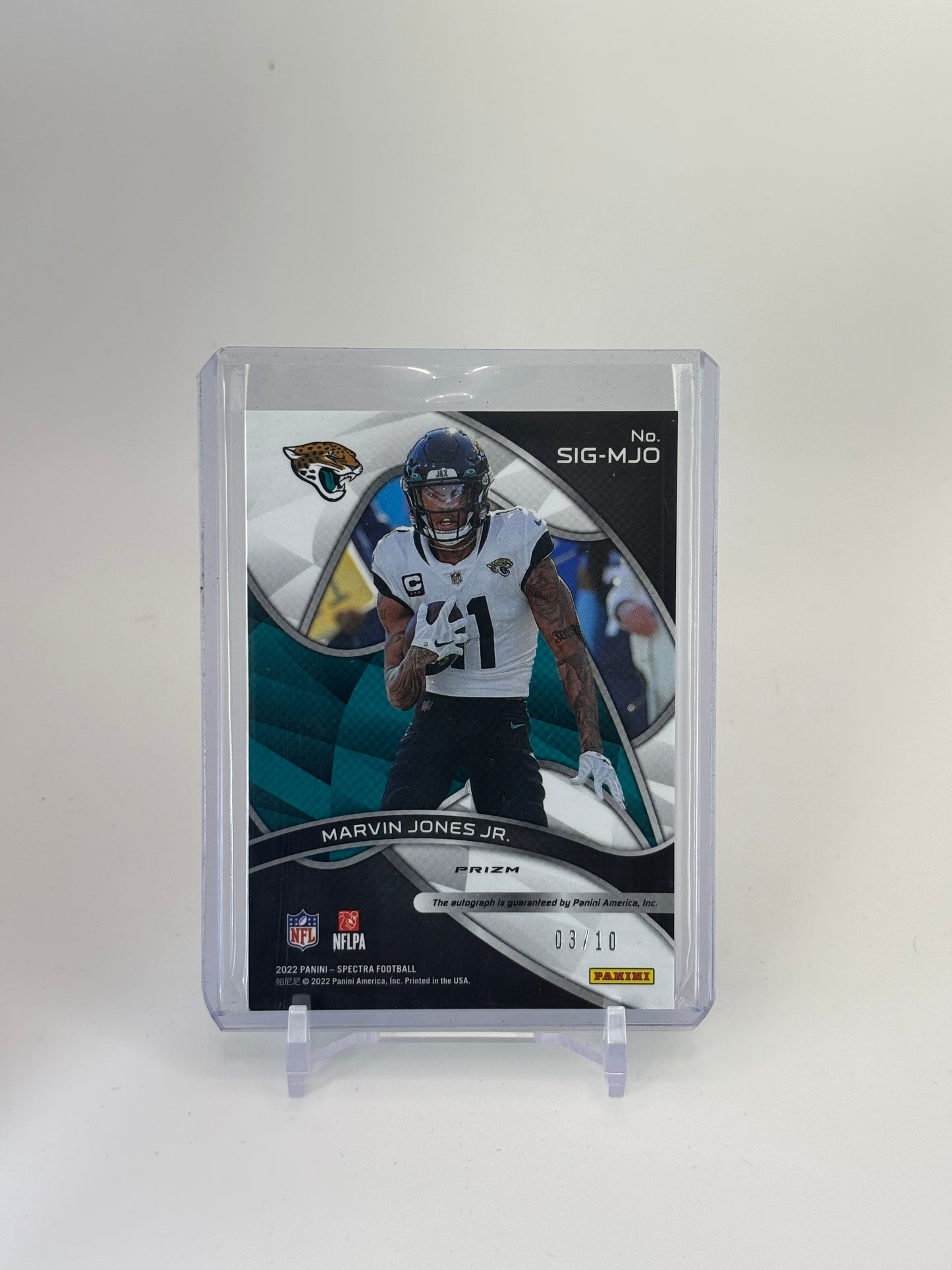 Marvin Jones Jr. 2022 Spectra Signatures Neon Orange #3/10